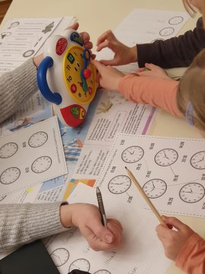 Orły Polskie dzieci podczas zajęć w Klubiku Orzełki Luzern