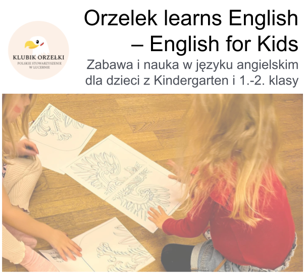 english for kids z orzelkiem