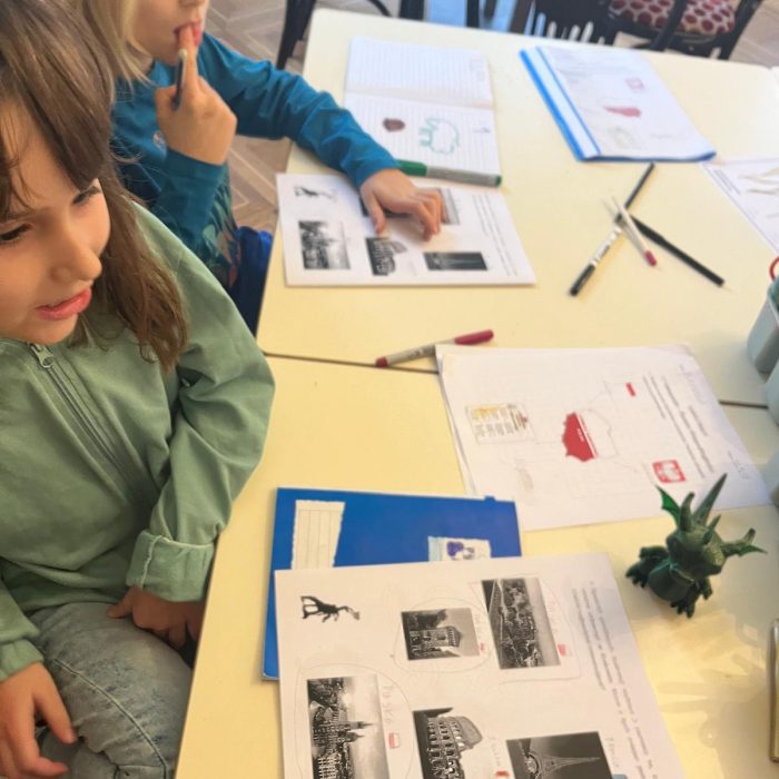 Polskie dzieci podczas zajęć w Klubiku Orzełki Luzern