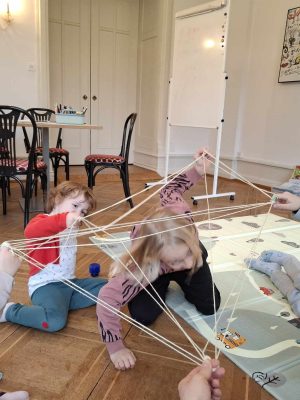 Orły Polskie dzieci podczas zajęć w Klubiku Orzełki Luzern