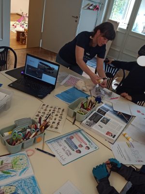 Orły Polskie dzieci podczas zajęć w Klubiku Orzełki Luzern