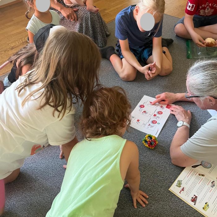 Polskie dzieci podczas zajęć w Klubiku Orzełki Luzern