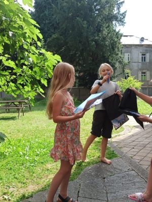 Orły Polskie dzieci podczas zajęć w Klubiku Orzełki Luzern