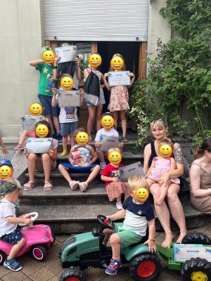 Polskie dzieci podczas zajęć w Klubiku Orzełki Luzern