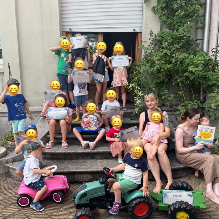 Polskie dzieci podczas zajęć w Klubiku Orzełki Luzern