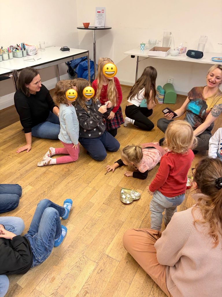 Polskie dzieci podczas zajęć w Klubiku Orzełki Luzern