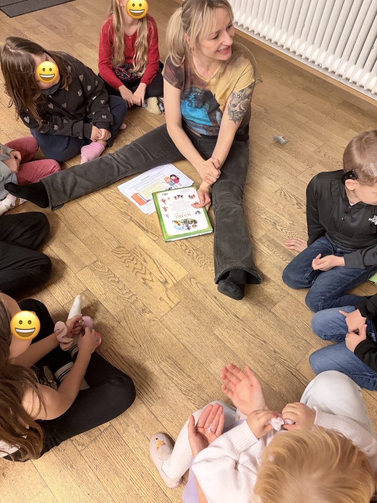 Polskie dzieci podczas zajęć w Klubiku Orzełki Luzern