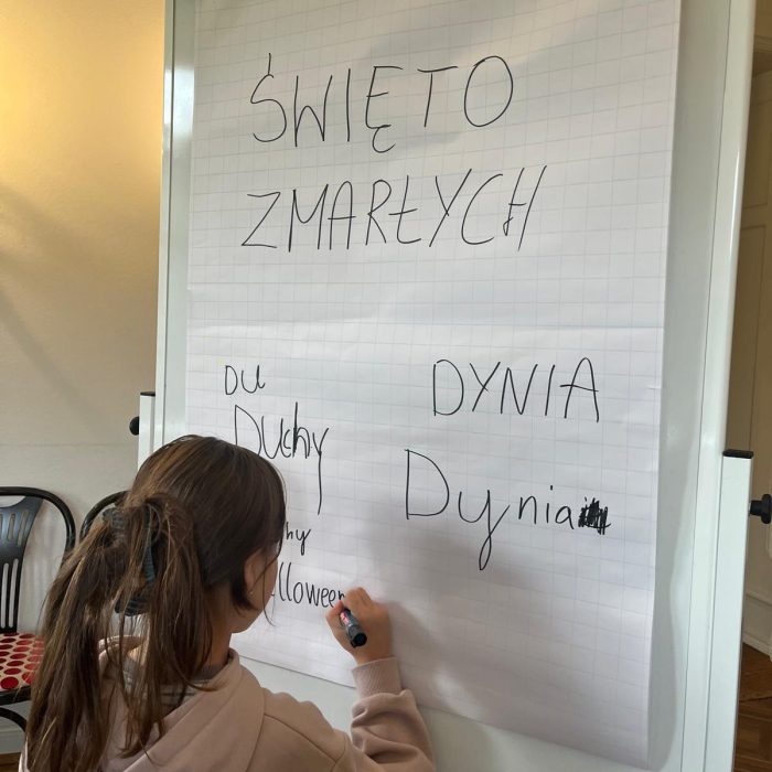 Polskie dzieci podczas zajęć w Klubiku Orzełki Luzern