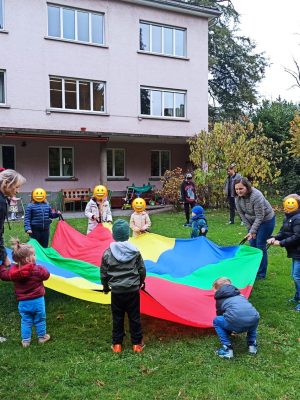 Polskie dzieci podczas zajęć w Klubiku Orzełki Luzern