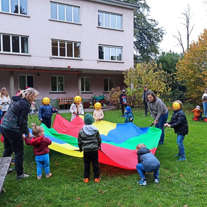 Polskie dzieci podczas zajęć w Klubiku Orzełki Luzern