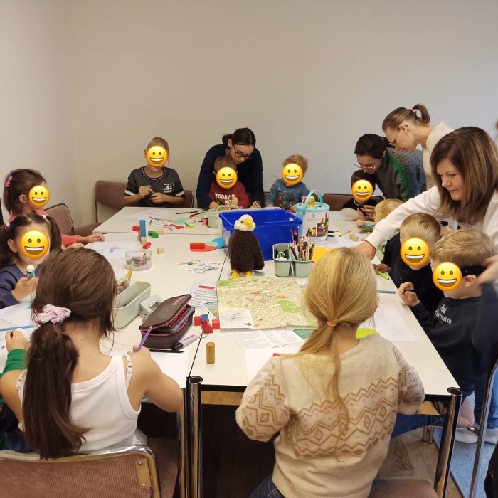 Polskie dzieci podczas zajęć w Klubiku Orzełki Luzern