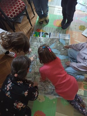 Orły Polskie dzieci podczas zajęć w Klubiku Orzełki Luzern