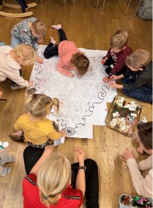 Polskie dzieci podczas zajęć w Klubiku Orzełki Luzern