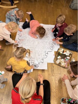 Polskie dzieci podczas zajęć w Klubiku Orzełki Luzern