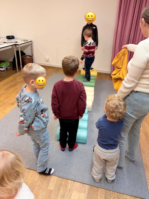 Polskie dzieci podczas zajęć w Klubiku Orzełki Luzern