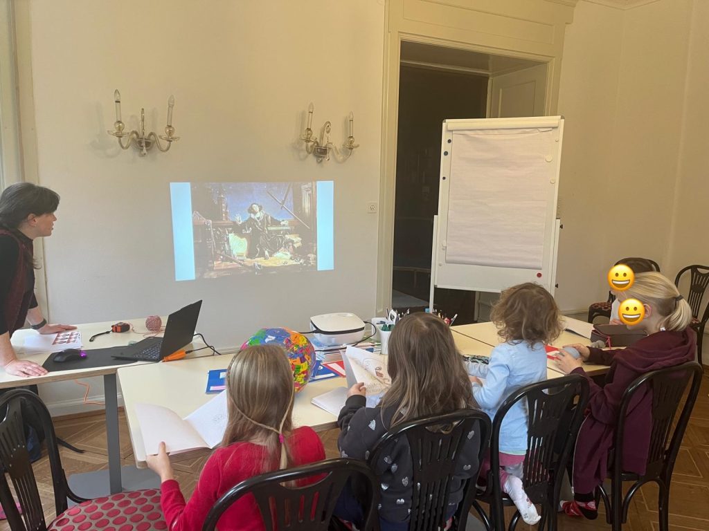 Polskie dzieci podczas zajęć w Klubiku Orzełki Luzern