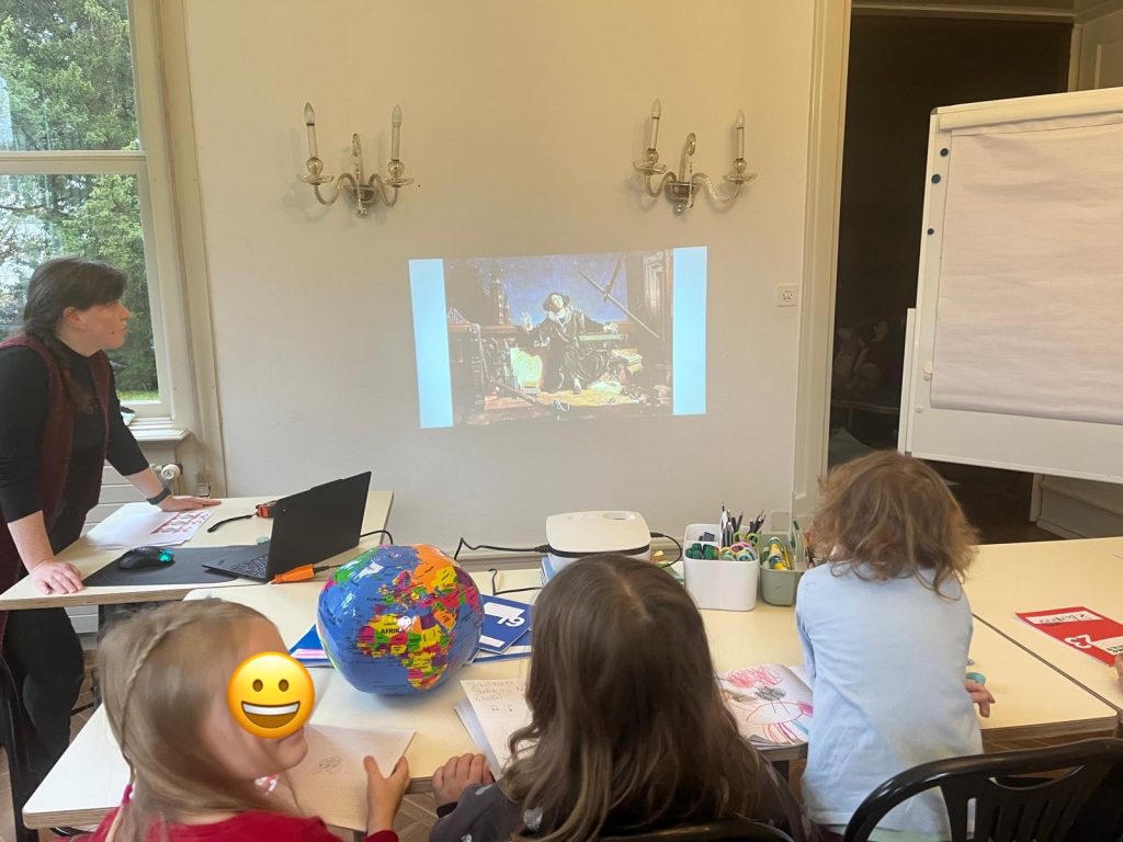 Polskie dzieci podczas zajęć w Klubiku Orzełki Luzern