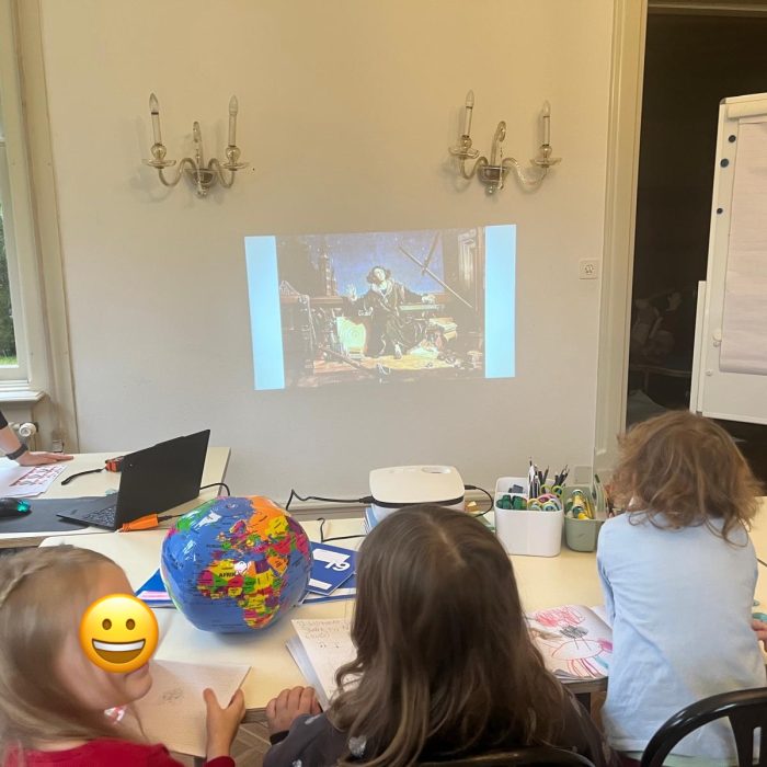 Polskie dzieci podczas zajęć w Klubiku Orzełki Luzern