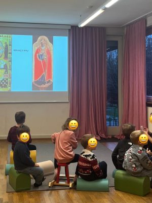 Polskie dzieci podczas zajęć w Klubiku Orzełki Luzern