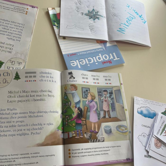 Polskie dzieci podczas zajęć w Klubiku Orzełki Luzern