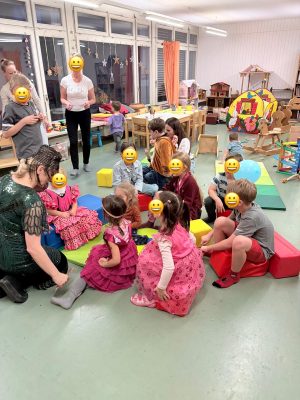 Polskie dzieci podczas zajęć w Klubiku Orzełki Luzern