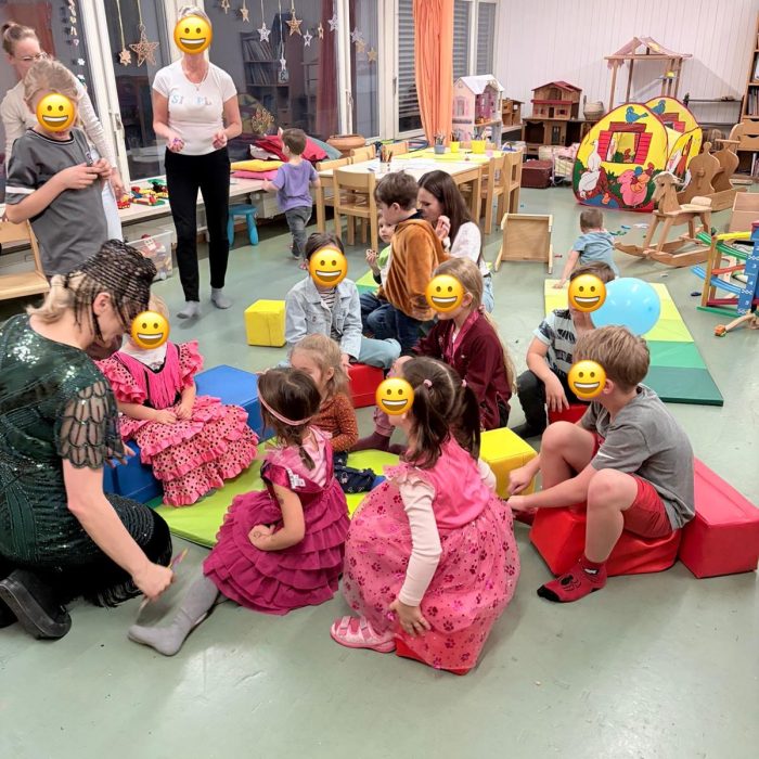 Polskie dzieci podczas zajęć w Klubiku Orzełki Luzern