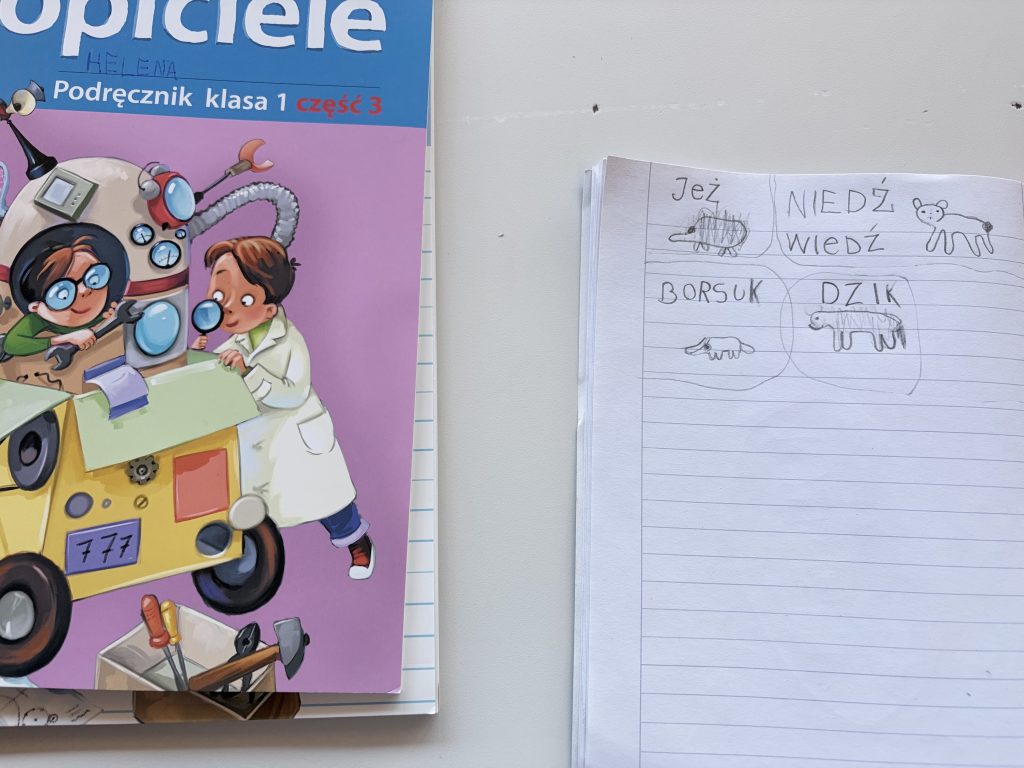 Polskie dzieci podczas zajęć w Klubiku Orzełki Luzern