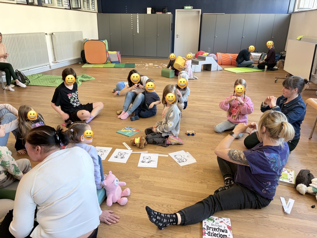 Polskie dzieci podczas zajęć w Klubiku Orzełki Luzern