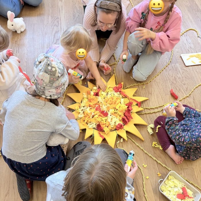 Polskie dzieci podczas zajęć w Klubiku Orzełki Luzern