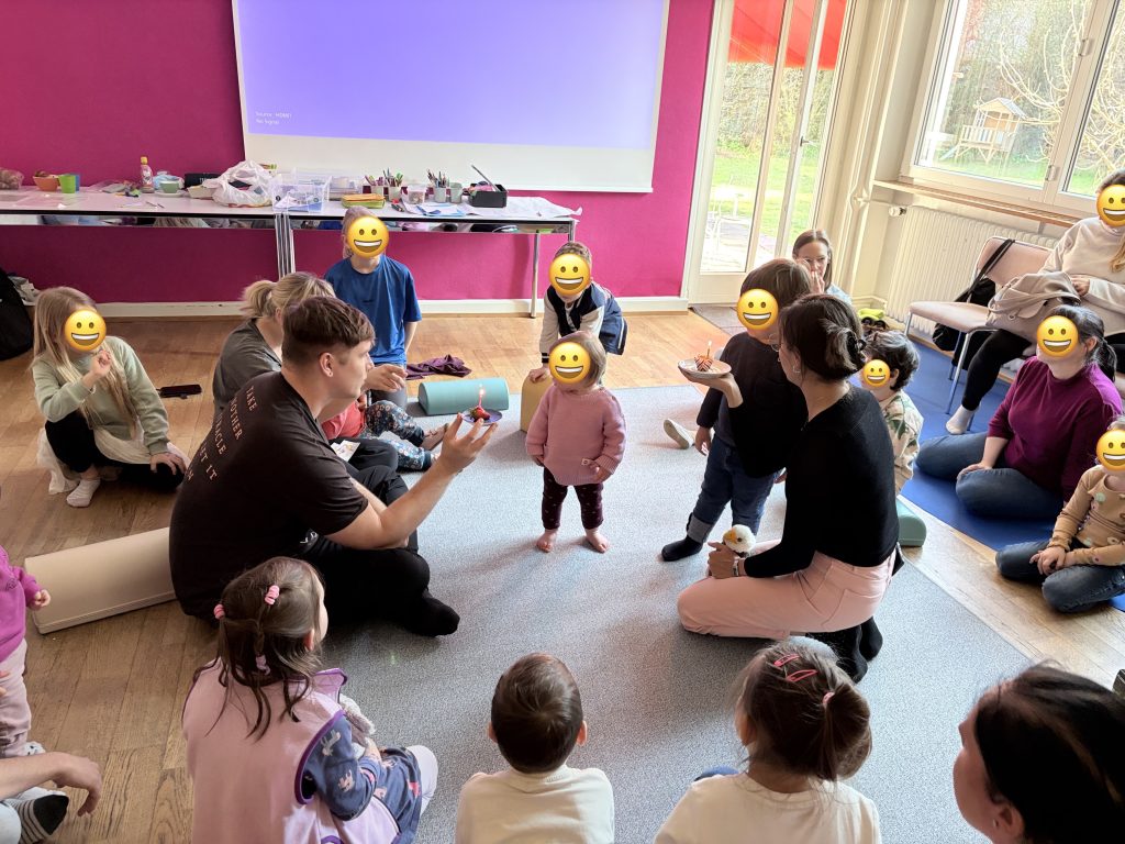 Polskie dzieci podczas zajęć w Klubiku Orzełki Luzern