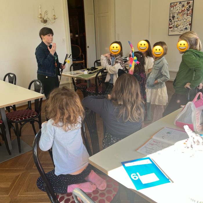 Polskie dzieci podczas zajęć w Klubiku Orzełki Luzern