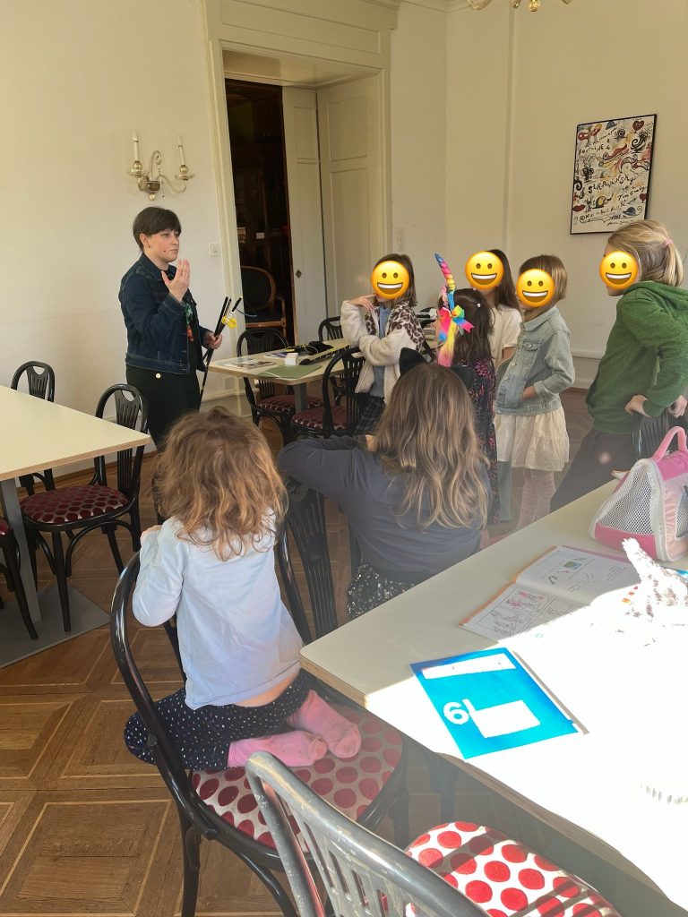 Polskie dzieci podczas zajęć w Klubiku Orzełki Luzern