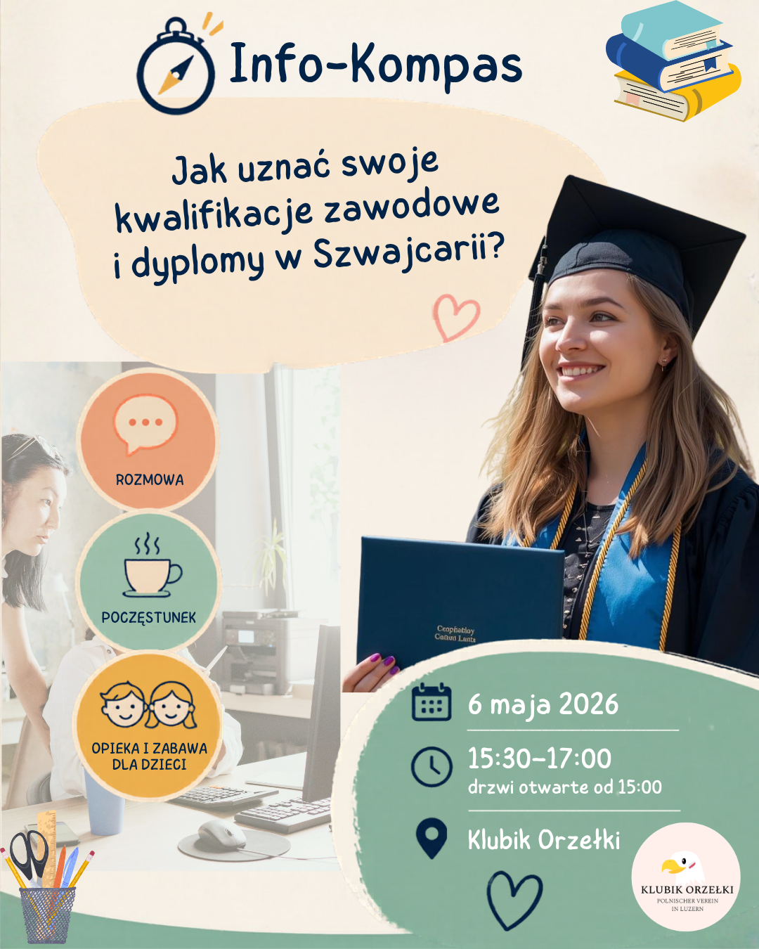 Polskie dzieci podczas zajęć w Klubiku Orzełki Luzern