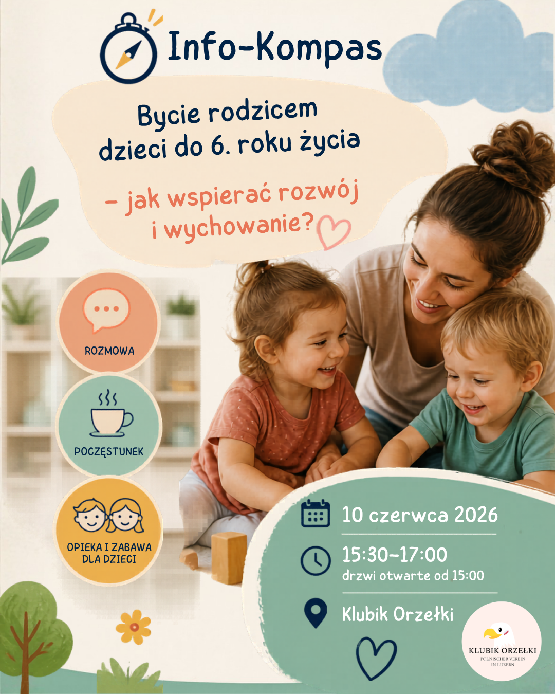 Polskie dzieci podczas zajęć w Klubiku Orzełki Luzern