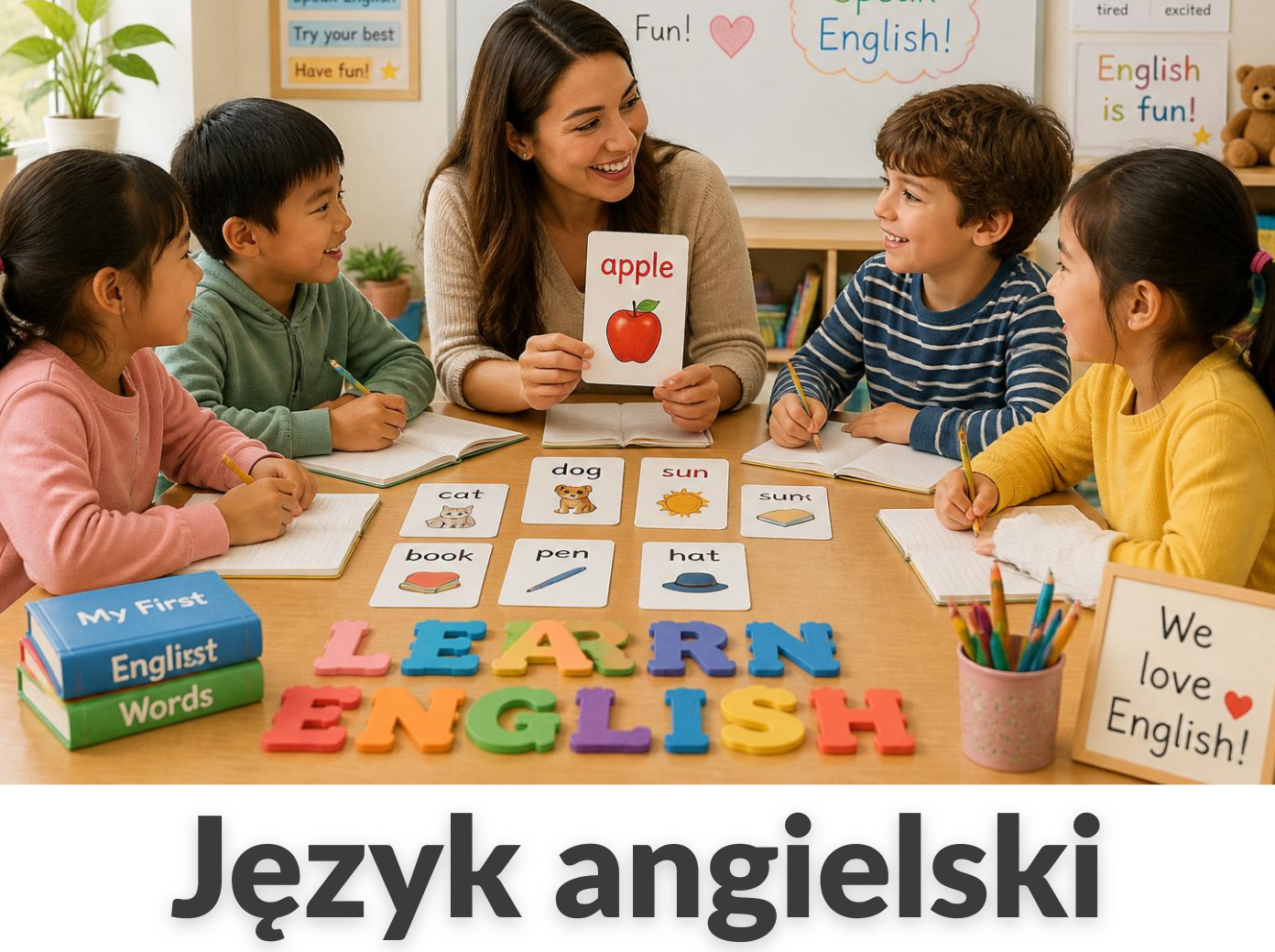 język angielski, klubik orzełki