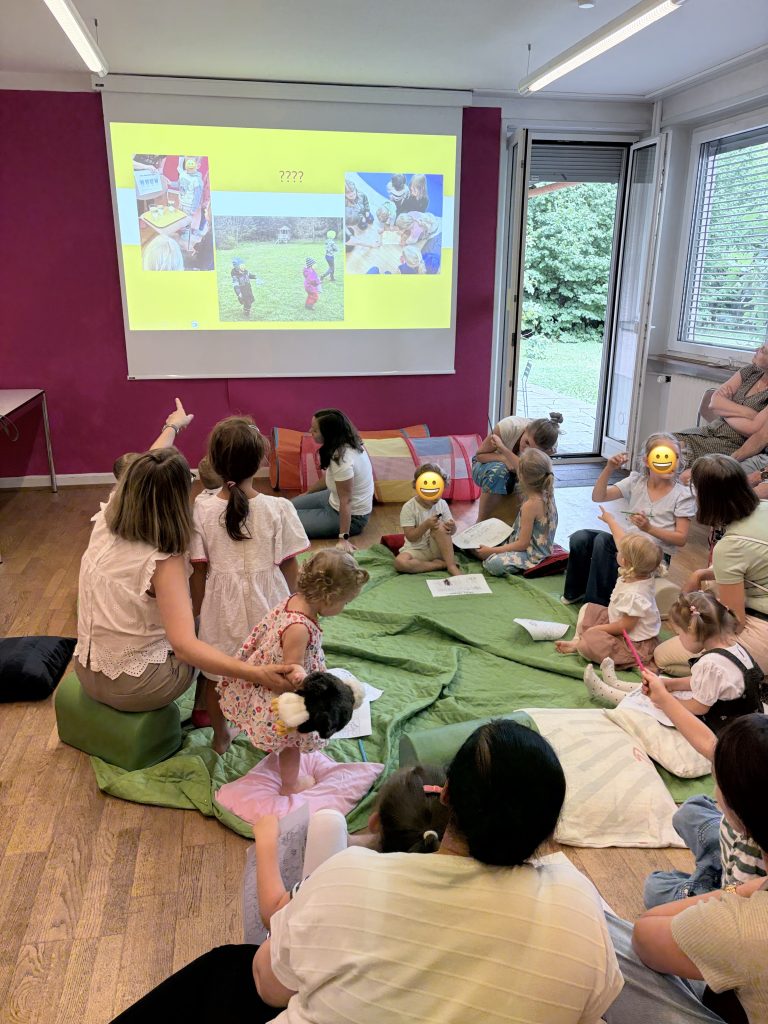 Polskie dzieci podczas zajęć w Klubiku Orzełki Luzern
