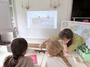 Polskie dzieci podczas zajęć w Klubiku Orzełki Luzern