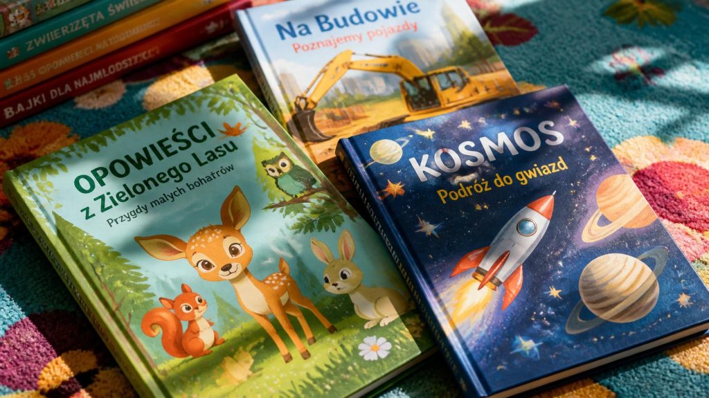 zdjęcie ksiązek dla dzieci z polskimi napisami