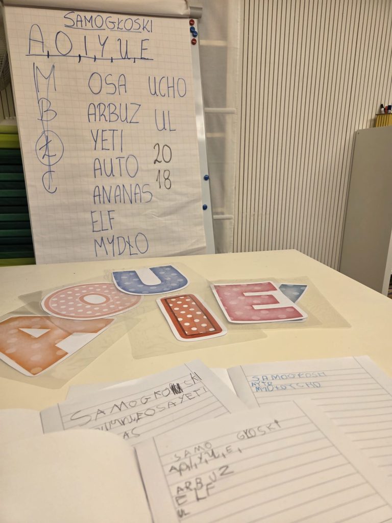 Polskie dzieci podczas zajęć w Klubiku Orzełki Luzern